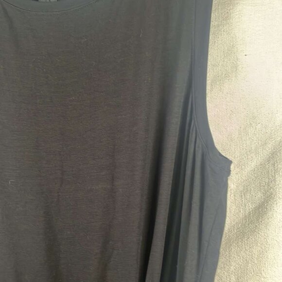Eileen Fisher Sleeveless Jumper Sz Lg Drawstring Minimalist Casual Boho Lagenloo - Picture 6 of 13
